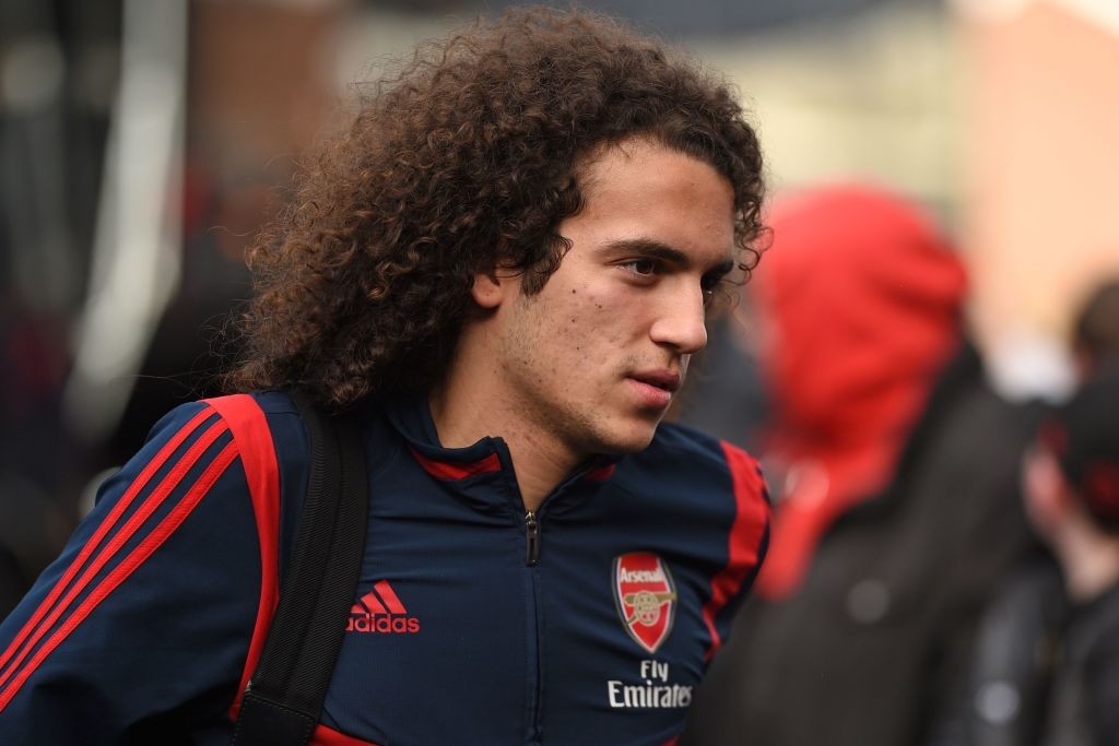 Arsenal's French midfielder Matteo Guendouzi arrives at the ground ahead of the English Premier League football match between Burnley and Arsenal at Turf Moor in Burnley, north west England on February 2, 2020. (Photo by Oli SCARFF / AFP via Getty Images)